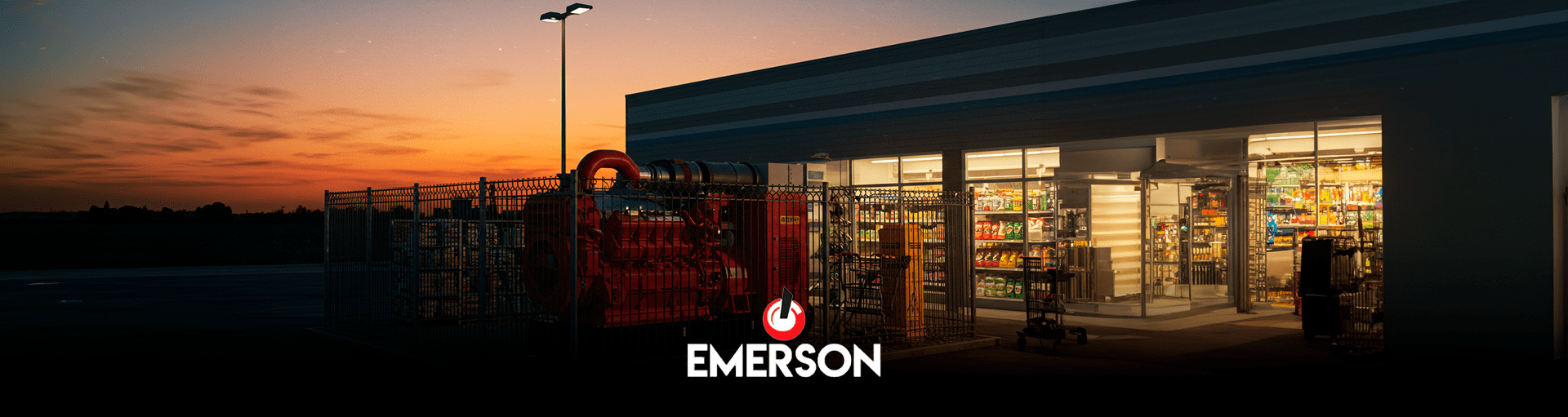 Gerador para supermercado