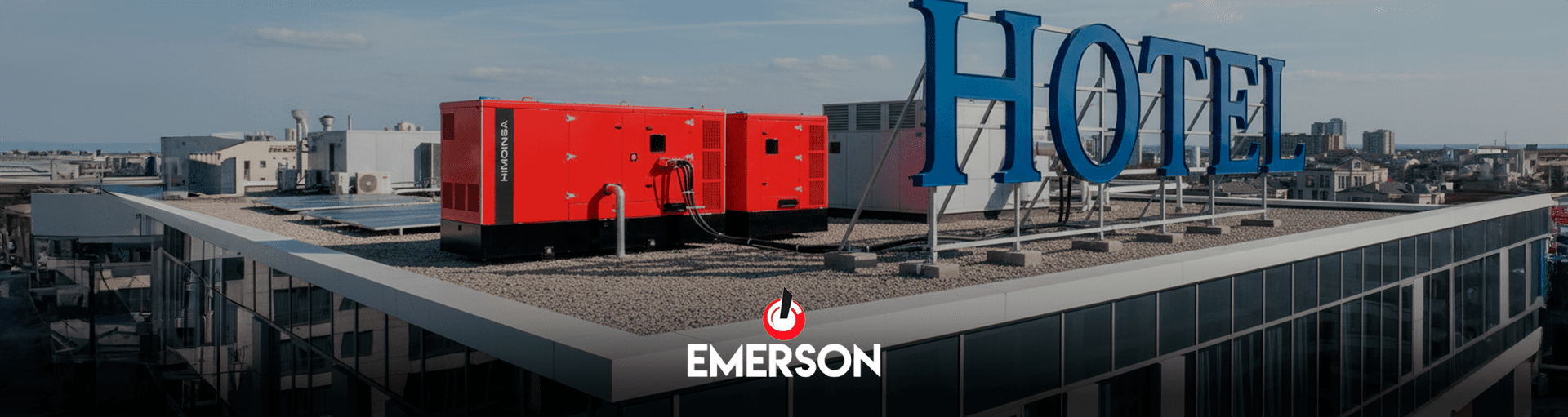 Gerador a diesel silenciado