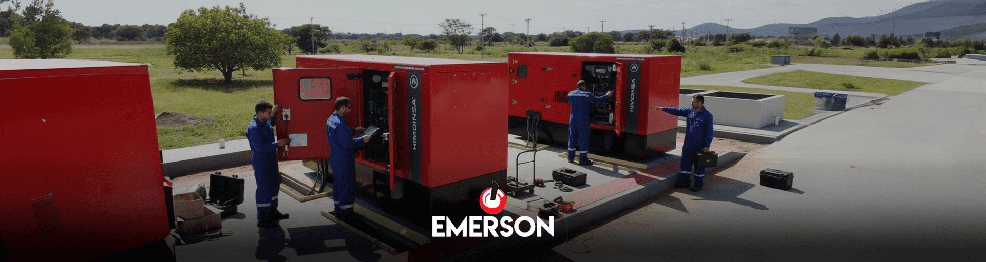 Manutenção em gerador a diesel