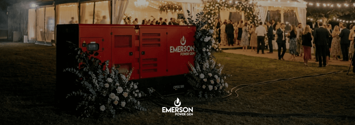 Aluguel de geradores para casamentos: energia contínua para um evento inesquecível
